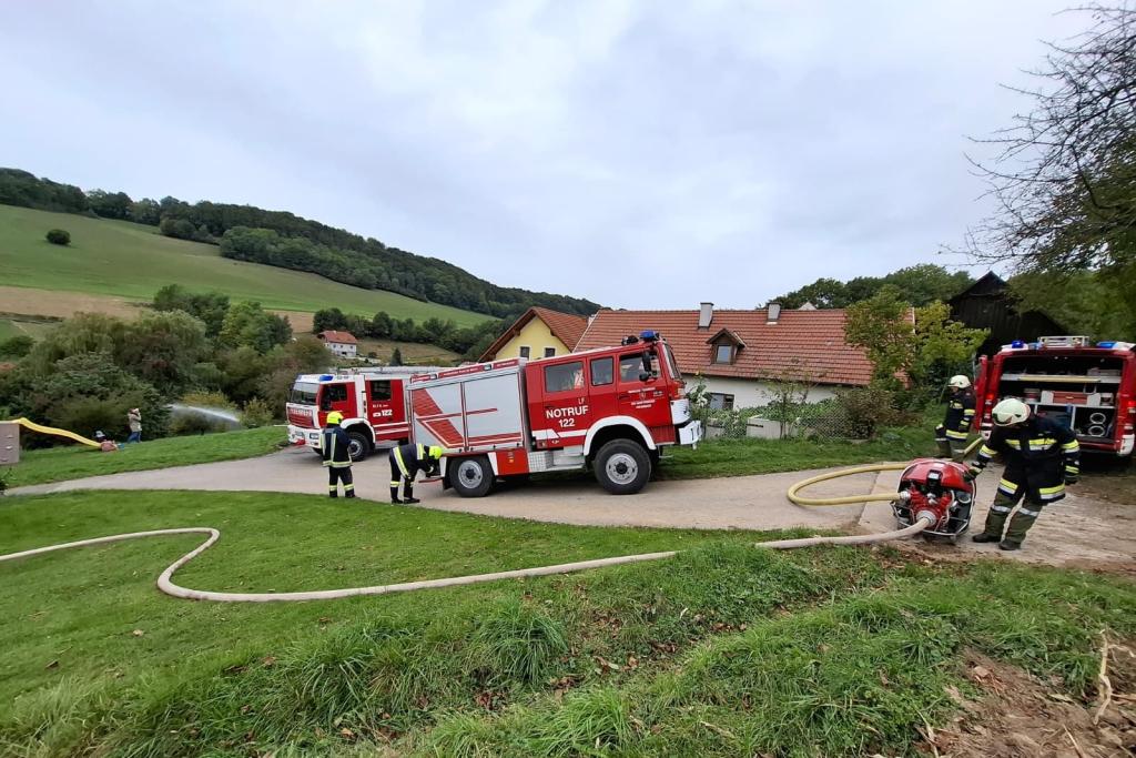 Unterabschnittsübung des UA 3 des Abschnittes Kirchschlag in Maltern 