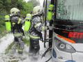 Foto: Presseteam FF Wr. Neustadt 20150521_brand_bus_a2_wrn_006