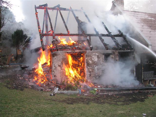 Wohnhausbrand in Krumbach
