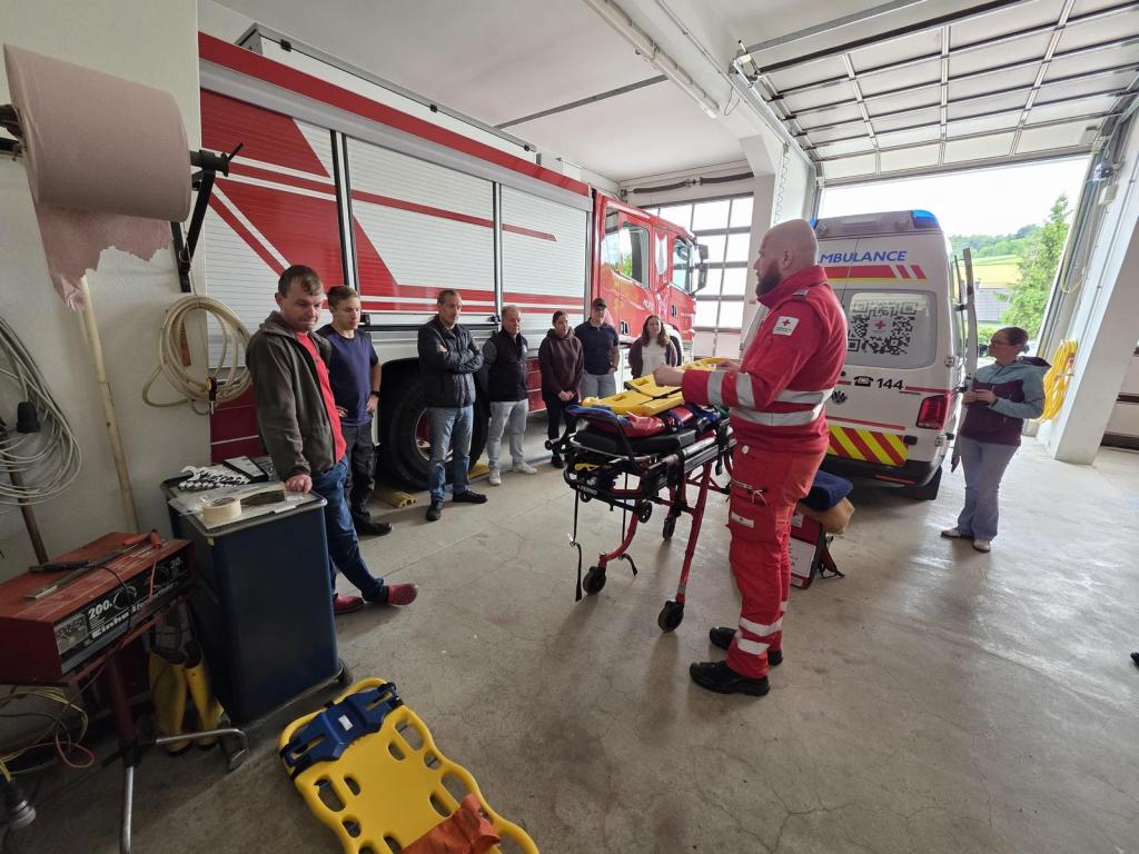 FF Krumbach: FMD- Übung mit der Unterstützung des Roten Kreuz Krumbach 