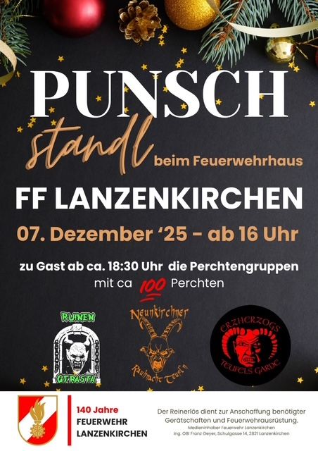 ff lanzenkirchen punschstand