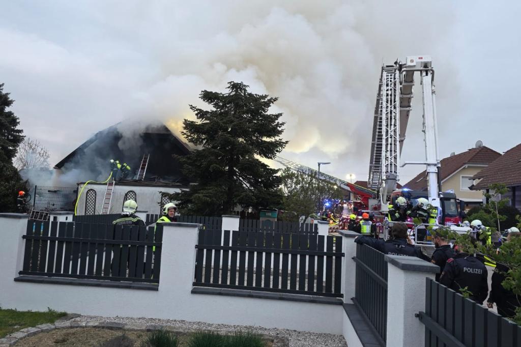 Wohnhausbrand in Wr. Neustadt 