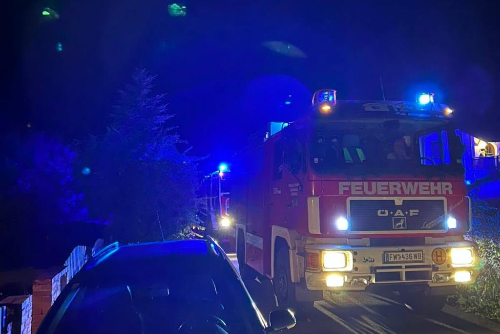 FF Waidmannsfeld - Miesenbach: Einsatz zu Brandverdacht / Brandgeruch